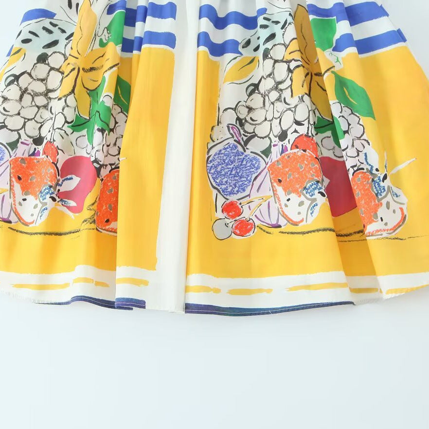 Whimsical Orchard Muse Mini Dress