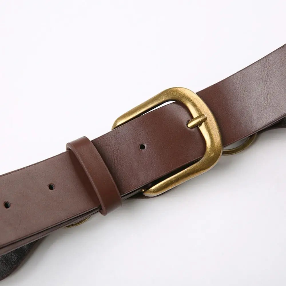 Engraved Concho Leather Belt – Adjustable Boho Classic Engraved Concho Leather Belt – Adjustable Boho Classic Belts