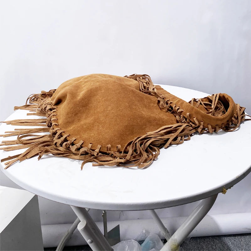 Braided Fringe Faux Suede Hobo Bag – Boho Oversized Tote (Olive Green / Tan) Braided Fringe Faux Suede Hobo Bag – Boho Oversized Tote (Olive Green / Tan) Bags