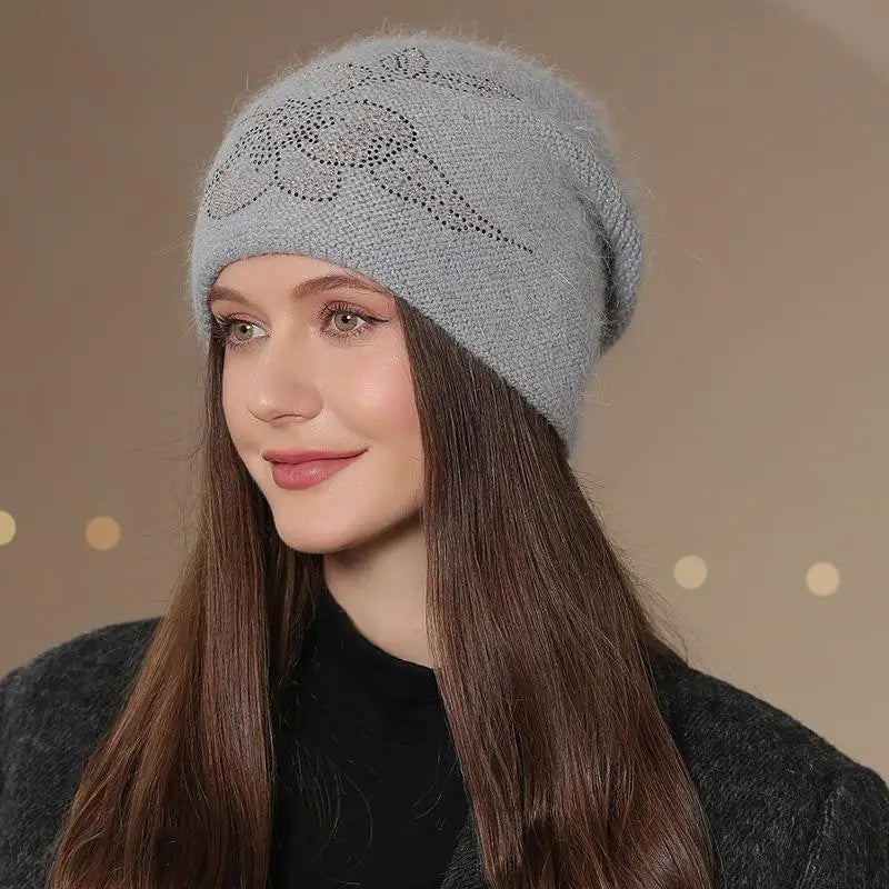 Crystal Rose Angora Beanie – 4 Winter Jewel Tones (The Cosy Luxe Hat You’ll Live In) Crystal Rose Angora Beanie – 4 Winter Jewel Tones (The Cosy Luxe Hat You’ll Live In) Hats