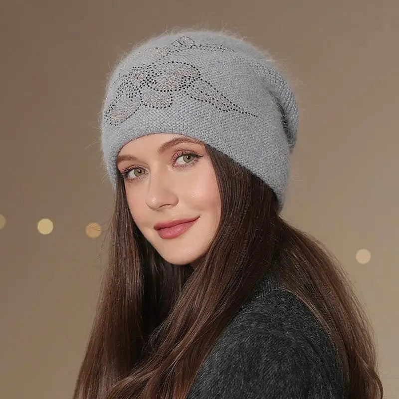 Crystal Rose Angora Beanie – 4 Winter Jewel Tones (The Cosy Luxe Hat You’ll Live In) Ice Blue 55cm-60cm Crystal Rose Angora Beanie – 4 Winter Jewel Tones (The Cosy Luxe Hat You’ll Live In) Hats