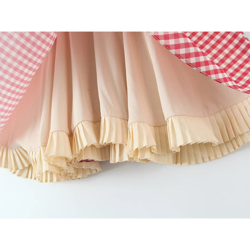 Gingham Sweetheart Mini Dress