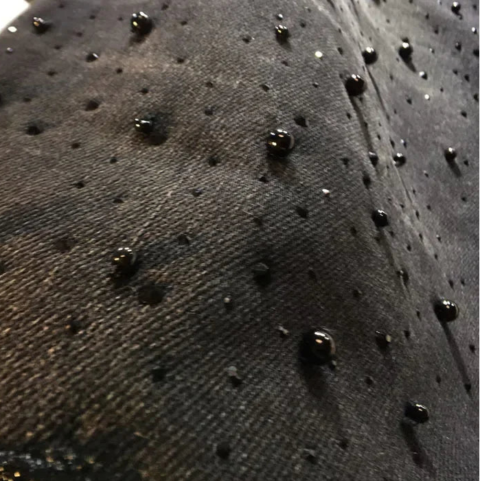 Black Lace Overlay Wide-Leg Jeans | Boho Festival Statement