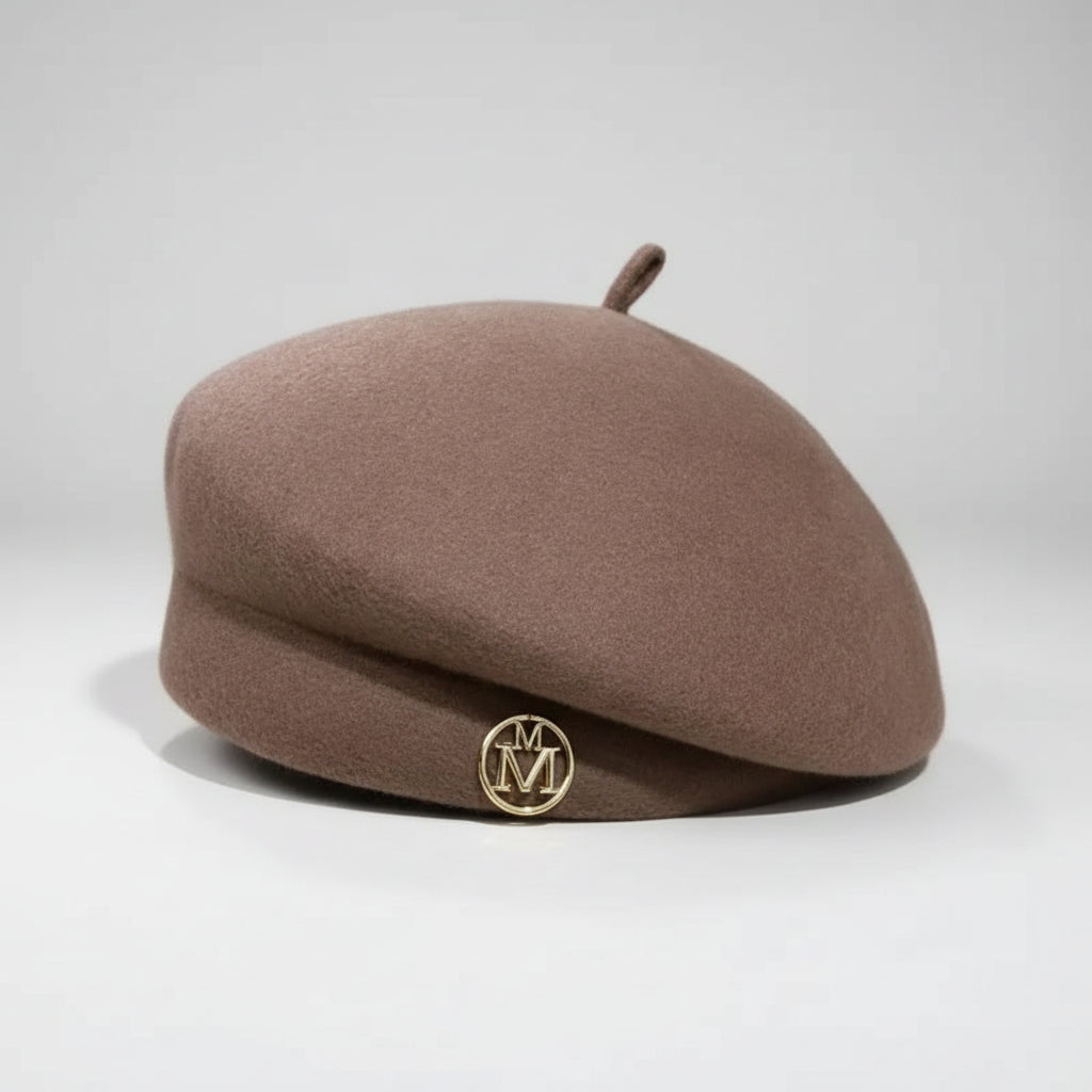 Parisian Boho Wool Beret with M Charm – 3 Timeless Colours (The One You’ll Wear Every Day) Khaki Adjustable Parisian Boho Wool Beret with M Charm – 3 Timeless Colours (The One You’ll Wear Every Day) Hats