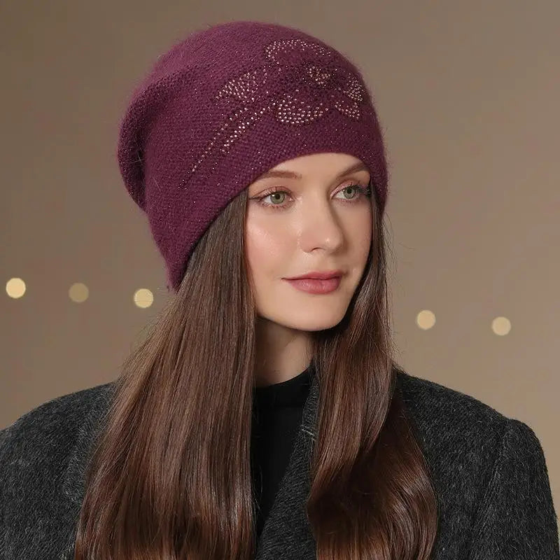 Crystal Rose Angora Beanie – 4 Winter Jewel Tones (The Cosy Luxe Hat You’ll Live In) Crystal Rose Angora Beanie – 4 Winter Jewel Tones (The Cosy Luxe Hat You’ll Live In) Hats