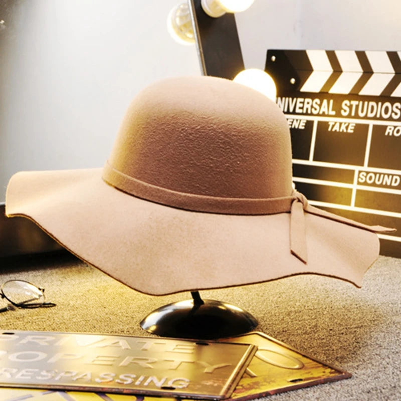 Vintage Wide-Brim Wool Fedora – 6 Boho Colours (The One Everyone Asks About Hat) Camel Vintage Wide-Brim Wool Fedora – 6 Boho Colours (The One Everyone Asks About Hat) Hats