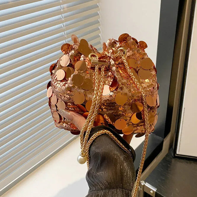 Stardust Sequin Mini Bucket Bag – 5 Party-Ready Shades (The Ultimate Gypsy Night Bag)