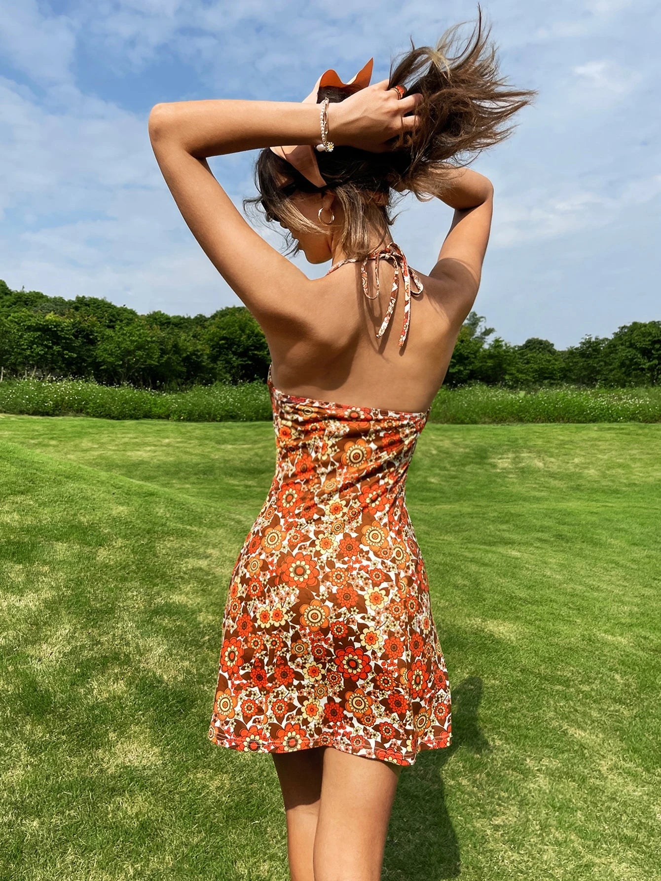 Gypsy Sunset Flower Dress