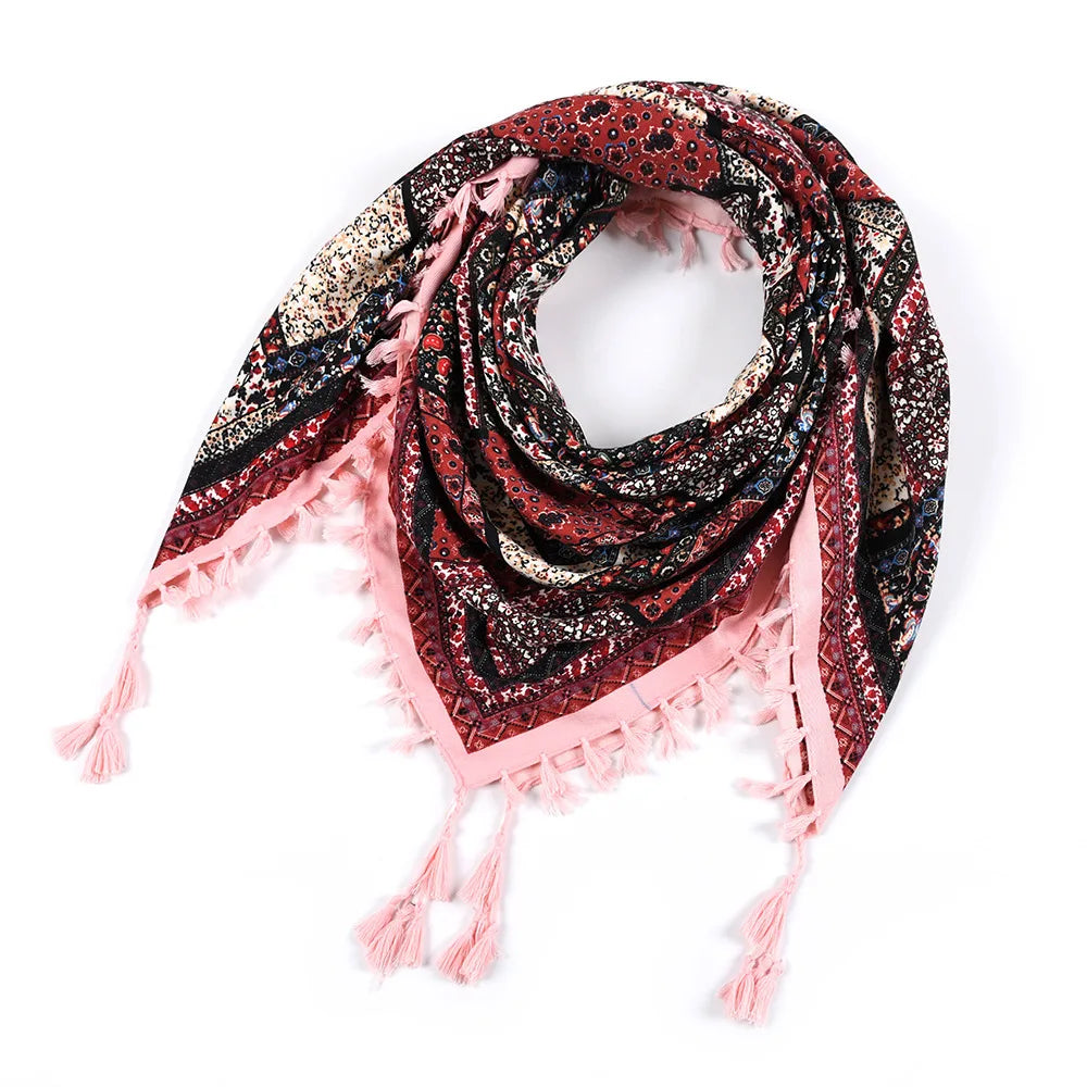 Oversized Bohemian Square Wrap Scarf – 3 Dreamy Prints (The One Scarf You’ll Wear 10 Ways) Pink Paisley Oversized Bohemian Square Wrap Scarf – 3 Dreamy Prints (The One Scarf You’ll Wear 10 Ways) Scarves