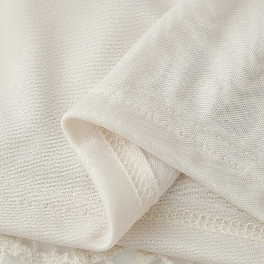 Creamy White Crochet Lace Tiered Maxi Skirt | Boho Festival Flow