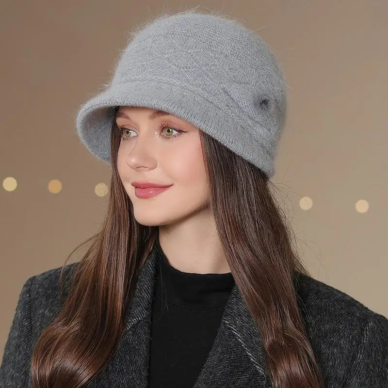 Darling Angora Pom-Pom Cloche – 6 Fairytale Colours (The Sweetest Winter Hat You’ll Ever Wear) Ice Grey 55cm-58cm Darling Angora Pom-Pom Cloche – 6 Fairytale Colours (The Sweetest Winter Hat You’ll Ever Wear) Hats