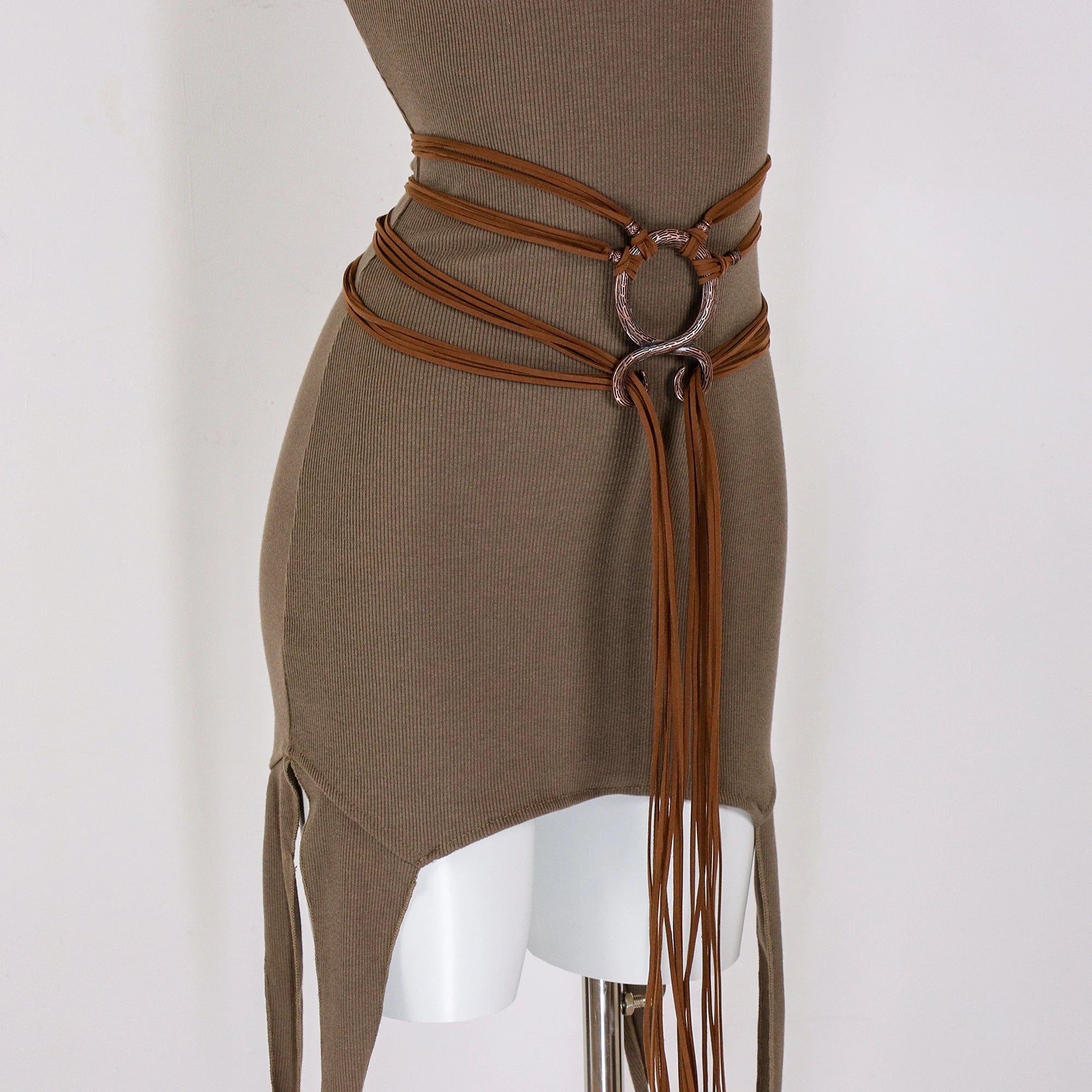 Forest Witch Wrap Belt – Moss Green or Desert Brown (The Ultimate Boho Tie)