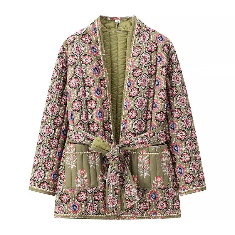 Paisley Floral Embroidered Kimono Jacket – Boho Gypsy Layering Essential