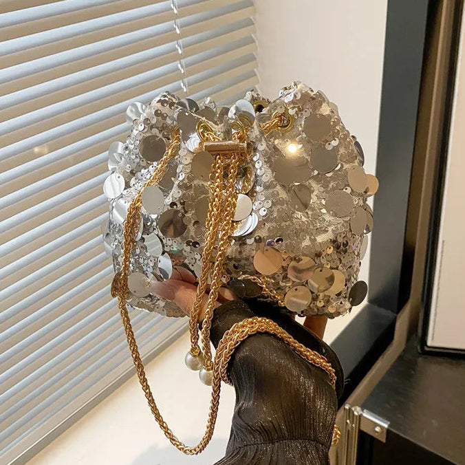 Stardust Sequin Mini Bucket Bag – 5 Party-Ready Shades (The Ultimate Gypsy Night Bag)