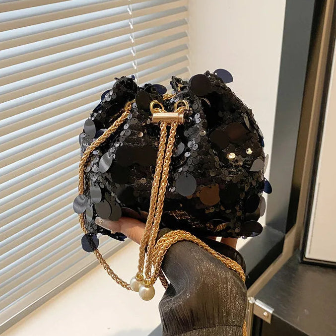 Stardust Sequin Mini Bucket Bag – 5 Party-Ready Shades (The Ultimate Gypsy Night Bag)