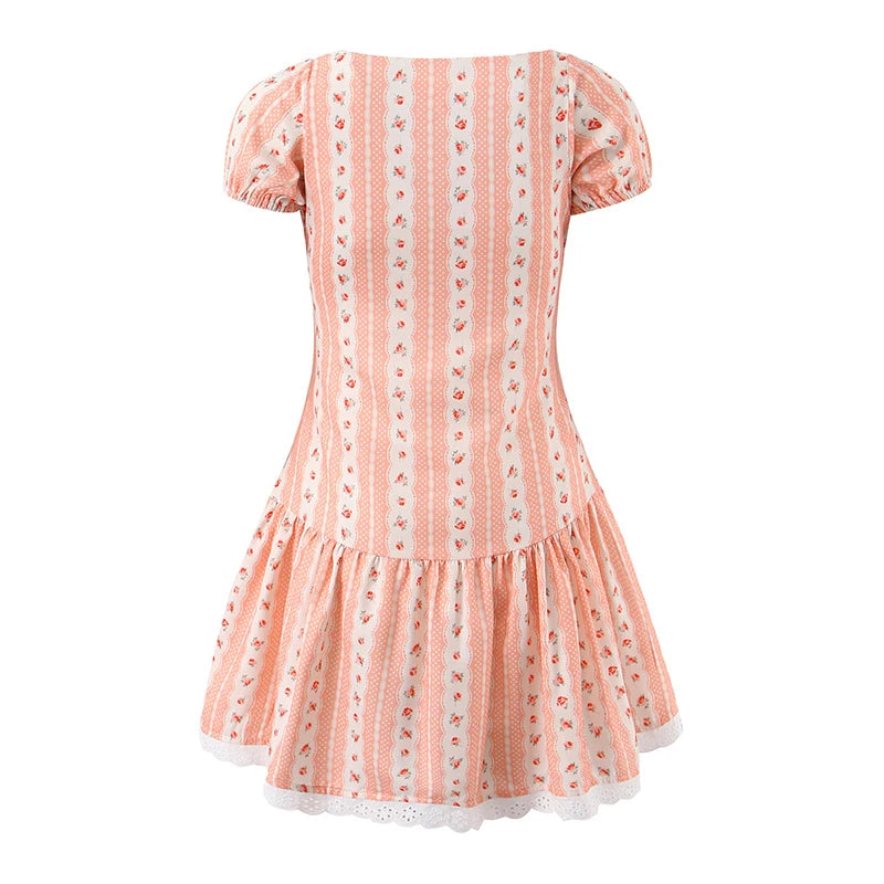 Peach Coquette Strawberry Mini