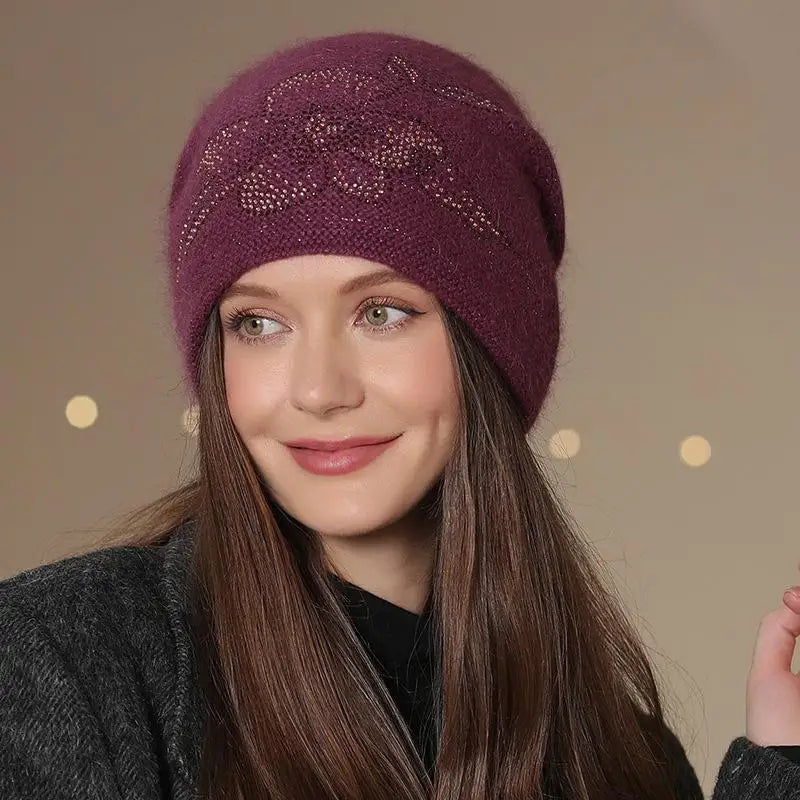 Crystal Rose Angora Beanie – 4 Winter Jewel Tones (The Cosy Luxe Hat You’ll Live In) Crystal Rose Angora Beanie – 4 Winter Jewel Tones (The Cosy Luxe Hat You’ll Live In) Hats