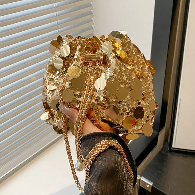 Stardust Sequin Mini Bucket Bag – 5 Party-Ready Shades (The Ultimate Gypsy Night Bag)