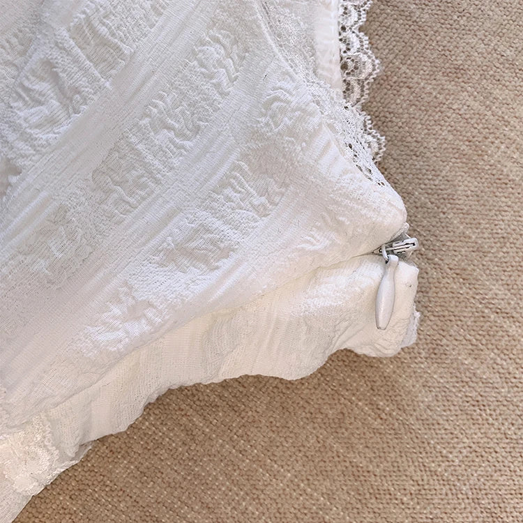 Ethereal White Ruffled Lace Mini Skirt – Fairy Boho Gypsy Essential