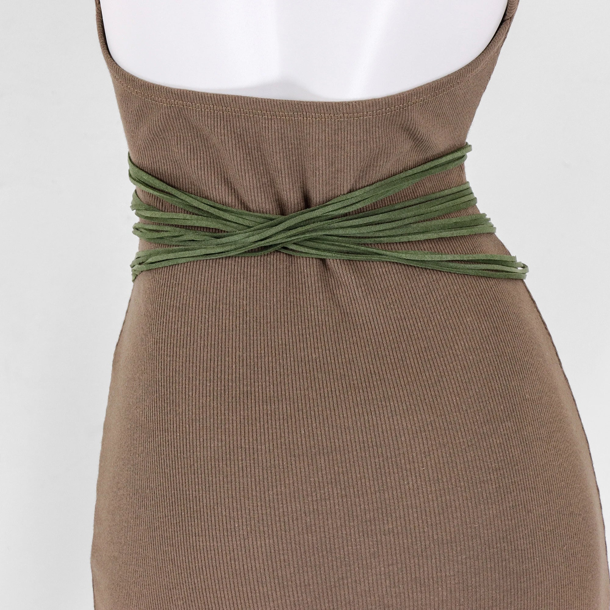Forest Witch Wrap Belt – Moss Green or Desert Brown (The Ultimate Boho Tie)